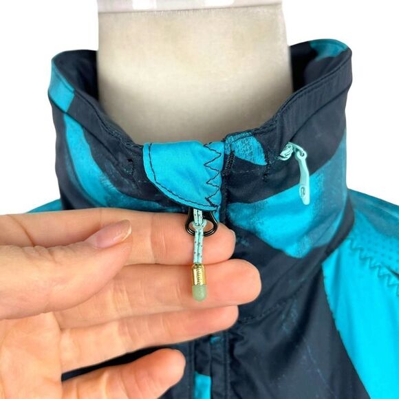 Lululemon Pack-It Sleeveless Hooded Vest Back Spin Stroke Peacock Lightweight 2 - Picture 6 of 16